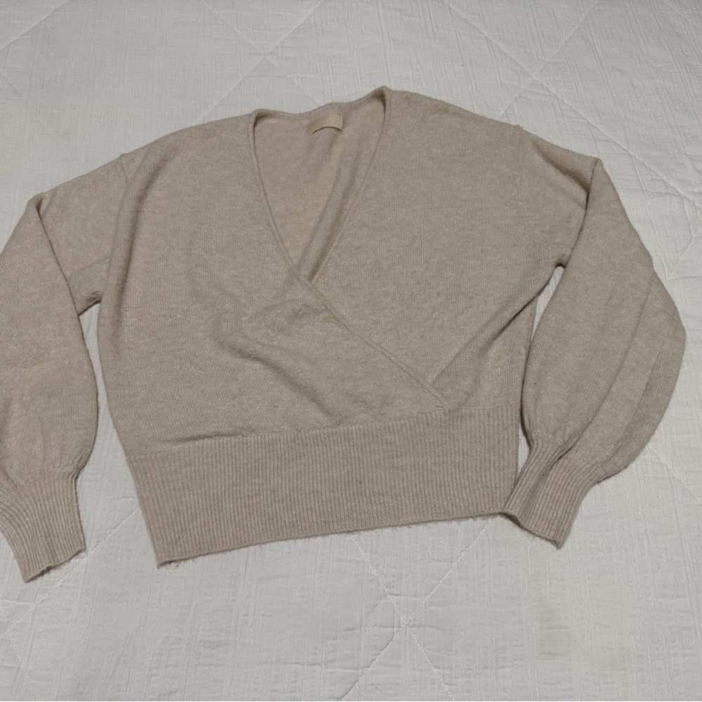 Nuuds Cozy Knit wrap sweater